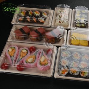 SenAng - Bandeja de Madera para Sushi para Llevar, Caja de Madera para Sushi, Fácil de Transportar - Product Image 1