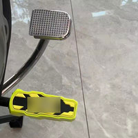 Pedal Motor Modifikasi Anti Selip Kulit Karet Pedal Depan Ukuran Besar Cocok untuk Karet Pedal BAJAJ Warna Karet Pedal Karet