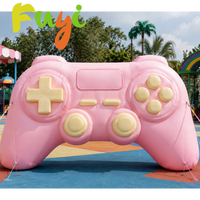 Vente directe d'usine, console de jeu gonflable personnalisable, manette de jeu géante avec design imperméable pour la publicité