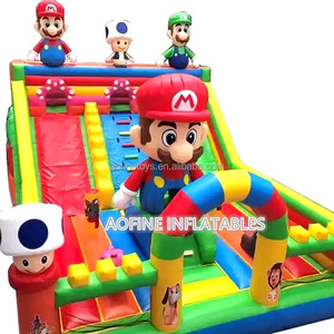 Bán buôn Mario <span class=keywords><strong>Inflatable</strong></span> Bouncer với trượt PVC <span class=keywords><strong>Inflatable</strong></span> nhà trả lại trẻ em lâu đài bouncy thương mại Bouncer <span class=keywords><strong>Inflatable</strong></span> - Product Image 3