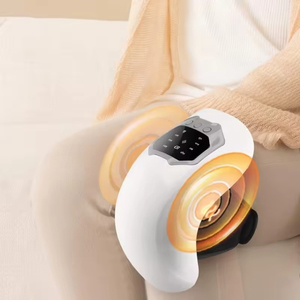 Masseur chauffant électrique pour genoux avec thérapie par compression d'air, rechargeable par USB, batterie au lithium, enveloppement de soin articulaire - Product Image 6