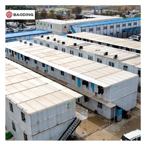 Nhà máy tùy chỉnh có thể gập lại nhiều lớp container mở rộng nhà cho phòng khách trường làm bánh sandwich panel thép xuất khẩu - Product Image 6