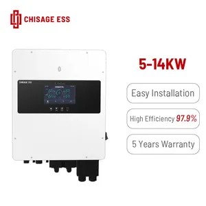 Chisage Homeソーラーエネルギーシステム10Kw12Kw14Kwオン/オフグリッドソーラーパワーハイブリッドインバーター