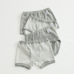Ensemble <span class=keywords><strong>de</strong></span> sous-vêtements pour garçon en coton/élasthanne BKD, écologique, respirant, séchage rapide, motif uni, vente en gros, design personnalisé, <span class=keywords><strong>boxer</strong></span> pour enfant - Product Image 3