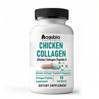 Capsules de collagène de marque privée OEM Nutrition Support Health Capsules de peptide II de collagène de poulet