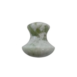 Outil Gua Sha en forme de champignon fait à la main Quartz Rose Vert Jade pour dos épaule taille Massage de méditation relaxant pour utilisation SPA - Product Image 4