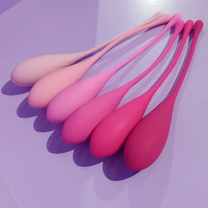 Bola <span class=keywords><strong>Kegel</strong></span> silikon untuk wanita, telur getar seks untuk wanita pengencang Vagina berat untuk latihan lantai pinggul wanita - Product Image 6
