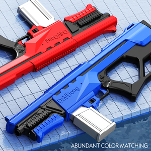 Pistolas de agua eléctricas de alta presión, batería automática de plástico, súper absorbente, potente, 2022, Agreat M416, P90, AKM47 - Product Image 6