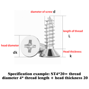 Produttore di bulloni metrici e imperiali standard DIN personalizzati, con <span class=keywords><strong>testa</strong></span> <span class=keywords><strong>svasata</strong></span> piatta, esagonale a brugola, autoperforanti a coda appuntita per <span class=keywords><strong>legno</strong></span> - Product Image 2
