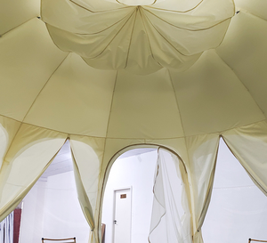 Tienda de campaña de hotel para acampar al aire libre engrosada a prueba de viento campamento de estrellas al aire libre equipado con tienda de lluvia hemisférica - Product Image 5