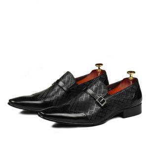 Nuevo Modelo 2026, Zapatos Oxford de Punta Puntiaguda de Diseño de Alta Gama, Zapatos Formales de Negocios de Cuero para Hombre - Product Image 1