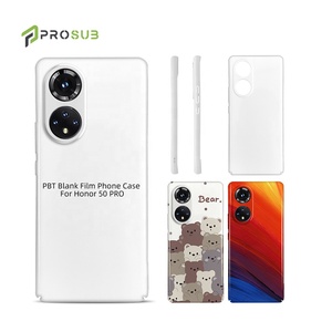 <span class=keywords><strong>Coque</strong></span> de téléphone Prosub 3D PBT Flim, blancs pour sublimation avec protection de l'appareil photo, impression personnalisée, <span class=keywords><strong>coque</strong></span> de téléphone mobile pour <span class=keywords><strong>Honor</strong></span> 50 Pro - Product Image 1