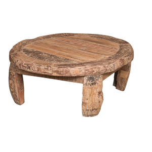 Table basse en bois massif moderne KAMAL ART and CRAFT, faite à la main, pour salon, chambre, hôtel, resort, extérieur - Product Image 5