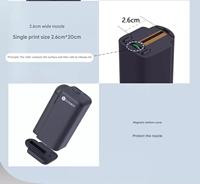 Imprimante jet d'encre portable industrielle pour l'impression de codes QR et de logos sur œufs, plastique, métal, bois, avec encre à séchage rapide et tube d'encre