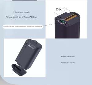 Industrial <b>Portable</b> Handheld Inkjet <b>Printer</b> <b>Mini</b> Coding Machine for Logo QR Code Date Printing on Plastic Metal Wood - Product Image 6