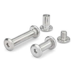 Viti di Connessione per Mobili in Acciaio Inox Zincato con <span class=keywords><strong>Testa</strong></span> <span class=keywords><strong>Esagonale</strong></span>, <span class=keywords><strong>Bulloni</strong></span> Chicago Maschio-Femmina, Misure Metriche - Product Image 5