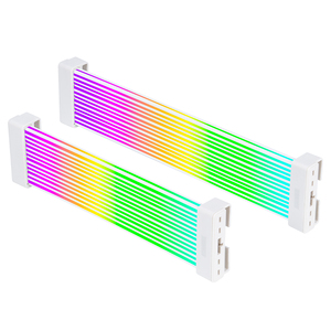 OEM ODM Gaming Computer PC Rgb PSU Extensão do Cabo Sleeved Cord Kit 3 * 8PIN 24Pin RGB Cabo Para Pc - Product Image 2