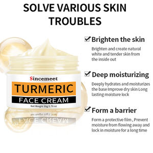 Soins de la peau de marque privée OEM crème blanchissante pour le visage au curcuma bio rétinoïde à la vitamine C crème anti-âge pour produits hydratants pour le visage - Product Image 2