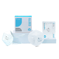 Masque respiratoire jetable de niveau FFP1 certifié CE EN149 Masques anti-poussière respirants écologiques avec ajustement confortable