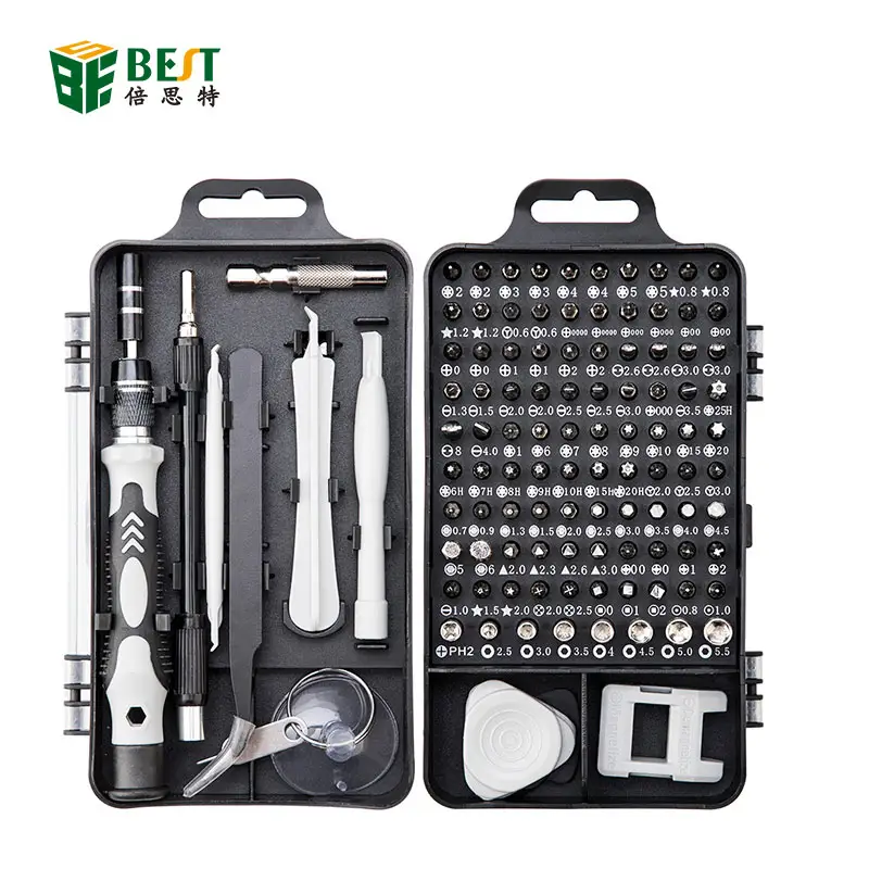 115pcs Multi-purpose Precision Screwdriver Bit Set for Mobile Phone Computer PC Repair Disassemble Part Replacement Tools