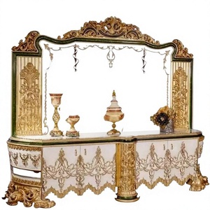 Premium <b>Teak</b> Wood Hand-Carved Baroque Living Room Furniture Luxury French Style Handcarved Wooden <b>TV</b> Cabinet <b>TV</b> <b>Stand</b> London - Product Image 2