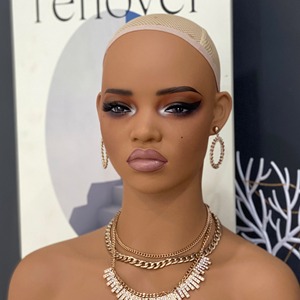 Cabeza de Maniquí de PVC femenino de nuevo estilo para Estilismo de peluca - Product Image 2