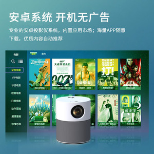 โปรเจคเตอร์อัจฉริยะ E-Home M1 4K สำหรับใช้ในบ้าน สำนักงานขนาดเล็ก รองรับ 1080p WiFi โฮมเธียเตอร์ - Product Image 4