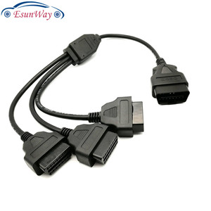 OBDII OBD 2 16Pin OBD2 16 <span class=keywords><strong>Pin</strong></span> 1 Trong <span class=keywords><strong>3</strong></span> Nam Thành Ba Nữ Cho Elm327 Chuyển Cáp Chẩn Đoán Và Đầu Nối Xe - Product Image 4