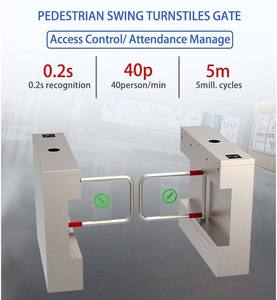 Văn phòng xây dựng an ninh Swing rào cản Cửa Thanh toán tự động Swing Gate cảm biến hồng ngoại cho người đi bộ kiểm soát Swing <span class=keywords><strong>turnstile</strong></span> - Product Image 4