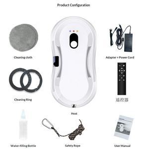 أحدث روبوت تنظيف نوافذ ذكي محمول W16S فائق النحافة وعالي السرعة مع رش الماء - Product Image 5