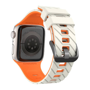 Bracelets en silicone sportifs bicolores interchangeables Win-Win, durables et flexibles, pour <span class=keywords><strong>Apple</strong></span> <span class=keywords><strong>Watch</strong></span> Series <span class=keywords><strong>7</strong></span> 45 mm - Product Image 3