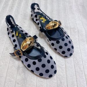 Nuove Scarpe Estive Nere 2025 alla Moda con Tomaia in Rete, Suola in Gomma, Slip-On, Scarpe Basse da Donna, Stile Fatato, Ballerine da Nonna - Product Image 4