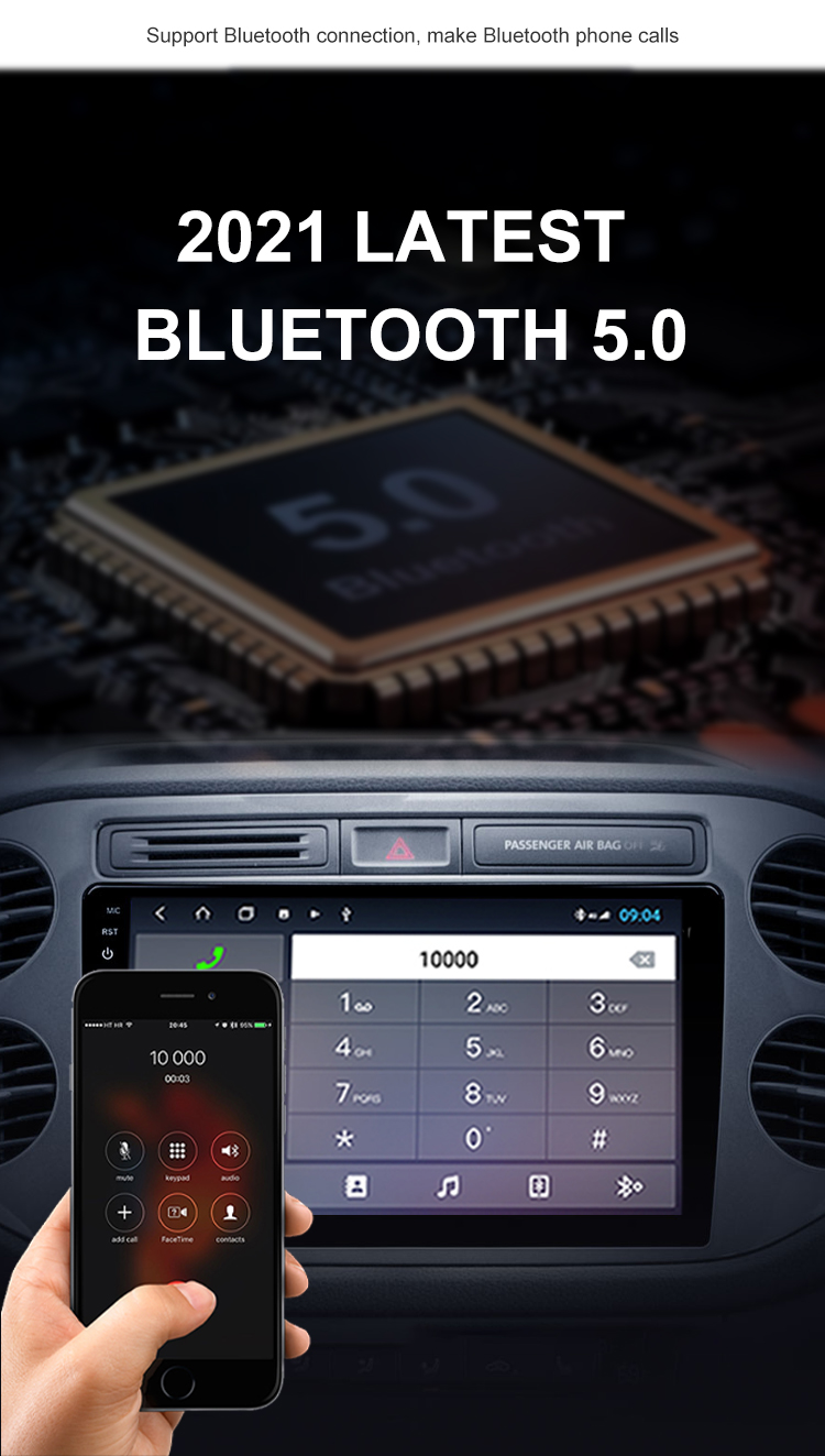 Android GPS Navigation For Volkswagen Tiguan 2006 - 2016 Car Stereo Multimedia Video Player