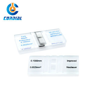 Chambre de comptage sanguin CORDIAL Neubauer améliorée, revêtement chromé Brightline, pour utilisation en laboratoire - Product Image 3