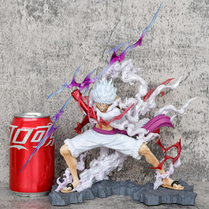Figurine d'action <span class=keywords><strong>One</strong></span> <span class=keywords><strong>Piece</strong></span> Gear 5 Luffy Nika, statue de 28 cm, pose en clignotant, tenant la foudre, figurine en résine <span class=keywords><strong>One</strong></span> <span class=keywords><strong>Piece</strong></span>, vente en gros - Product Image 3