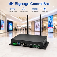 Reproductor Comercial MK9 RK3576, 4GB 32GB, 6TOPS NPU, WiFi 6, LAN Gigabit Dual, 4K 120fps, Compatible con HD, USB 3.0, 4G Opcional
