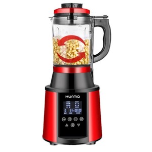 Blender Hurma 1,6 L, extracteur de jus multifonction automatique, robot culinaire rouge - Product Image 1