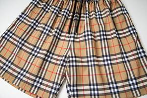 Luxury Khaki Plaid Men Mid Bermuda Shorts Bur berry High Quality Casual Summer Beach <b>Drawstring</b> Breathable Quick Dry Fashion - Product Image 3