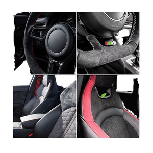 Film de protection en vinyle suédé PVC pour voiture, autocollant sans bulles, résistant au vent, pour la sellerie des véhicules - Product Image 1