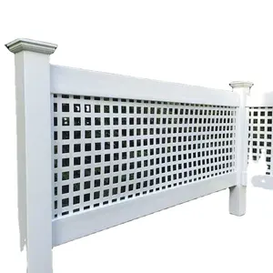 Tianjie – clôture en vinyle, treillis pvc, poteau et rail