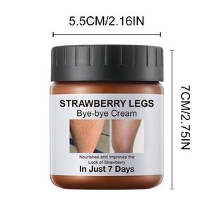 FATAZEN Hidratante Reparación de la piel del pollo Fade Strawberry Spots Piernas Tratamiento Crema Exfoliante Bump Crema corporal suave - Product Image 6