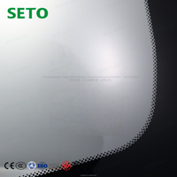 Nouvel ensemble SETO résistant aux rayures, HD transparent, étanche, certifié DOT, garantie 5 ans, installation facile, ajustement universel pour berline et SUV, pare-brise arrière
