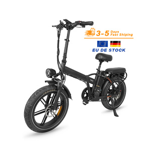Bicicleta Plegable de 20 Pulgadas V9 con Cuadro de Acero de Alto Carbono, Neumáticos Todoterreno y Batería de Litio de 48v - Product Image 3