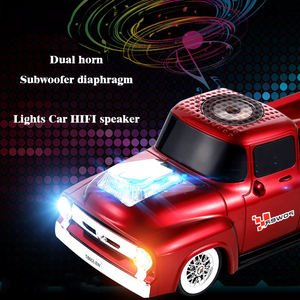Haut-parleur sans fil Bluetooth FM USB en forme de voiture, jouet portable, mini-enceinte avec lumières colorées - Product Image 3