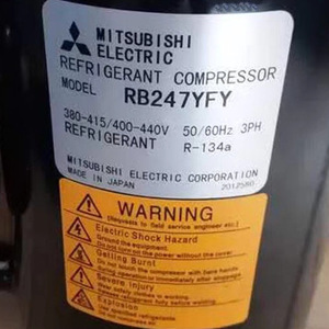 Compresseur frigorifique Mitsubishi RB247YFY 380V R134a 3PH Refroidissement Chauffage - Product Image 1