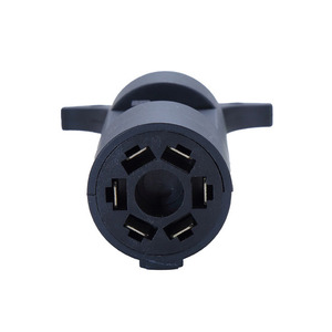 อะแดปเตอร์ซ็อกเก็ต6ขา7ทางใบมีด12-24V ใช้กันอย่างแพร่หลายประกอบรถพ่วงไนลอนใหม่ W/ใยแก้วพลาสติกที่อยู่อาศัย - Product Image 5