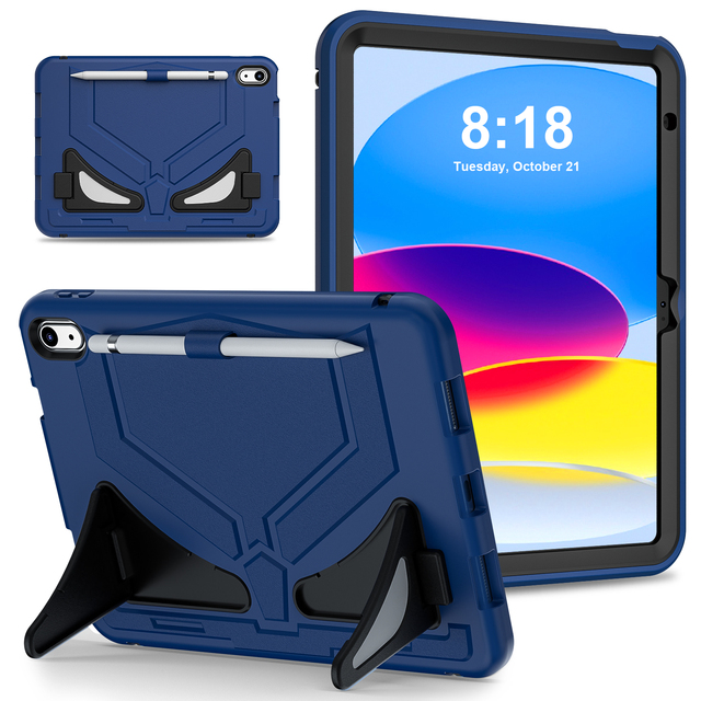 Built in Kickstand Tablet case for samsung A8 10.5 A7 Lite S8 ultra S6 Tab a 8.0 Pen Holder case for ipad Pro 11 10.2 9.7 12.9