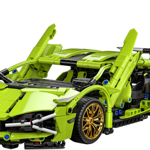 فعالة من حيث التكلفة بناية في لام بورغيني في سباق فائق الجودة للأطفال البالغين من البلاستيك المتوافق مع الطوب - Product Image 5