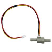 Débitmètre à effet Hall micro petit DC 5V 0,2-2,0L/min Capteur de débit d'eau POM pour purificateur d'eau adaptatif