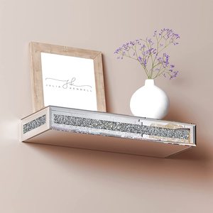 Kệ Treo Tường Nổi Hiện Đại Kệ Treo Tường Trang Trí Tráng Gương Khung Ảnh Kệ Gương Màu Bạc Kệ Trưng Bày - Product Image 6